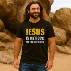 JESUS IS MY ROCK AND THAT'S HOW I ROLL