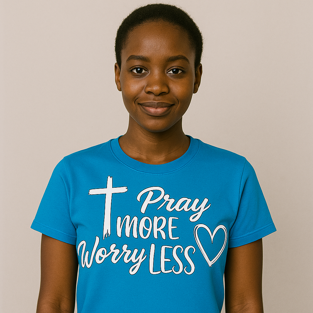 pray more worry less saffire